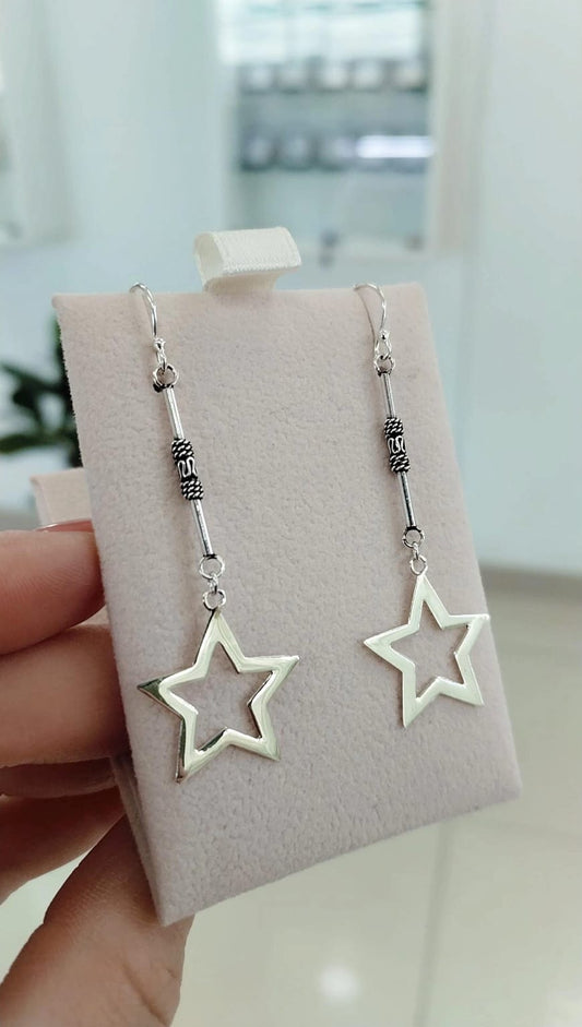 Aros Estrellas Colgantes