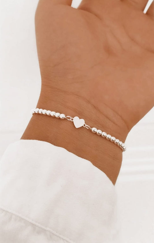 Pulsera ajustable corazón